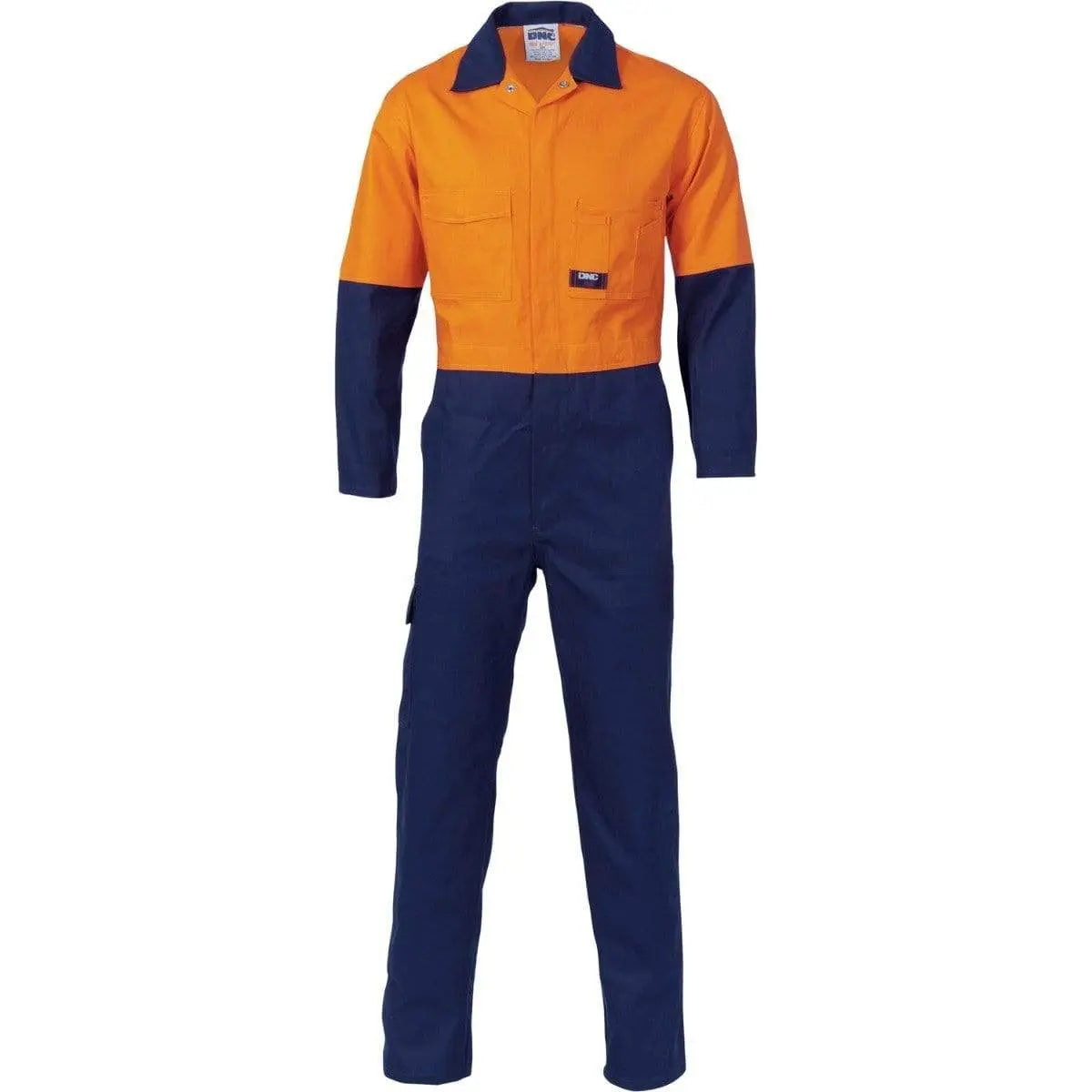 Dnc Workwear Hi-vis Two-tone Cotton Coverall - 3851 Metro Workwear.